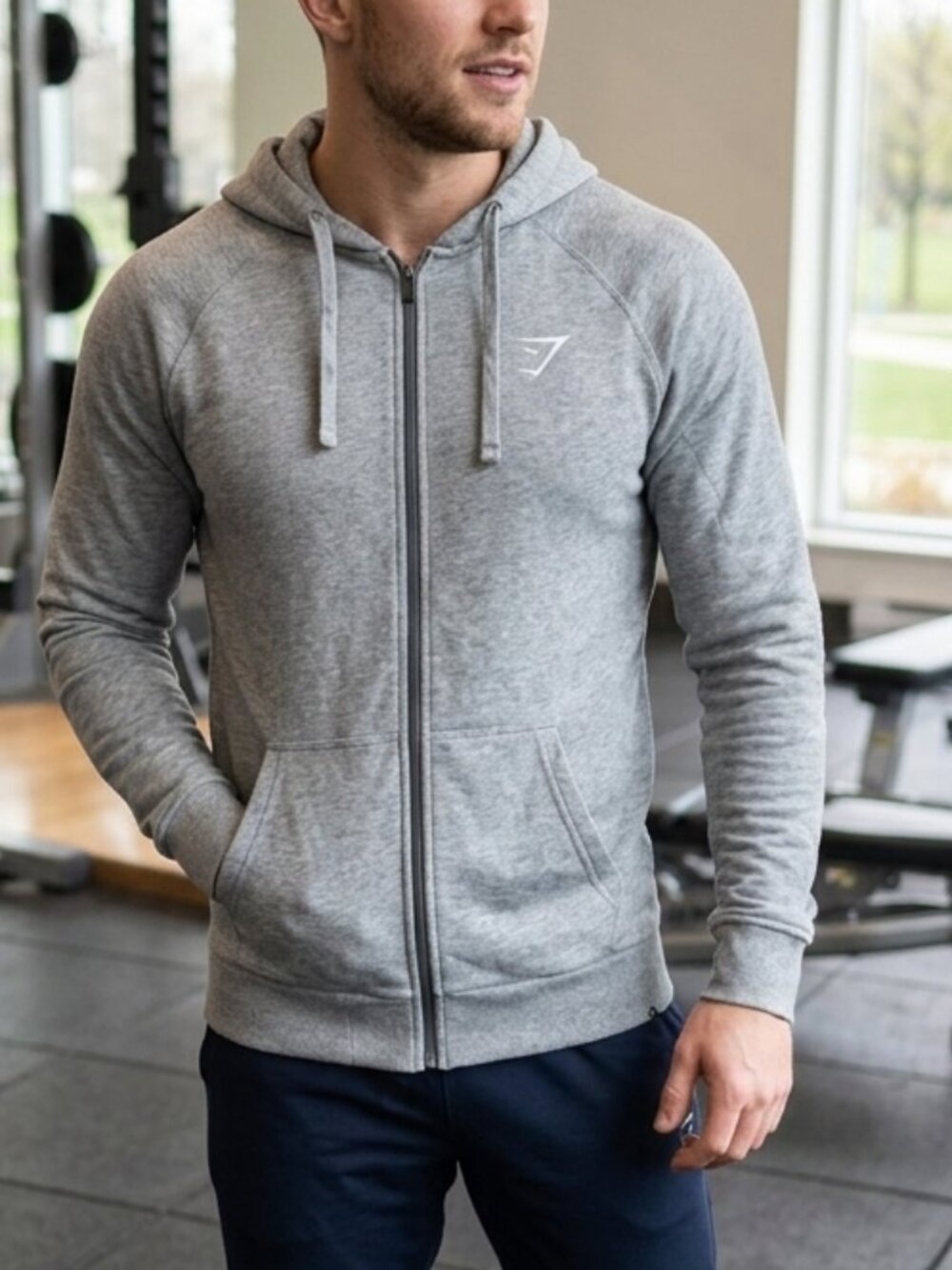 GYMSHARK Zip Up Hoodie